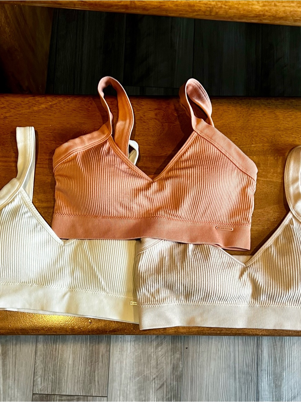 NWOT! Set of 3 - Seamless Ribbed Bralette